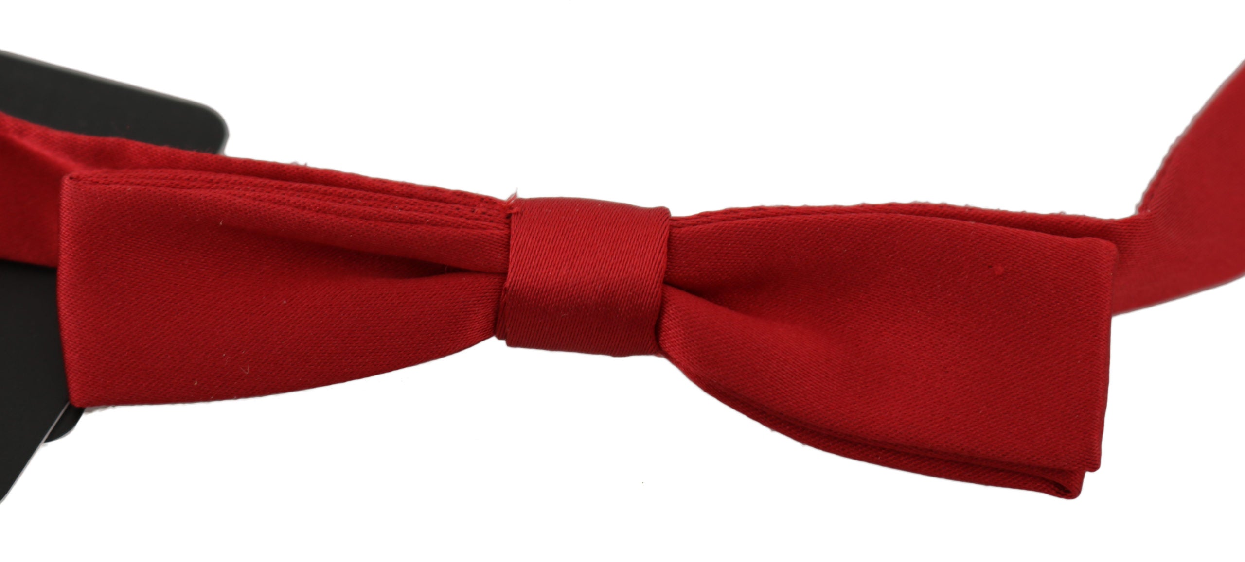 Dolce & Gabbana Red 100% Silk Slim Adjustable Neck Papillon Bow Tie - Luxe Nova
