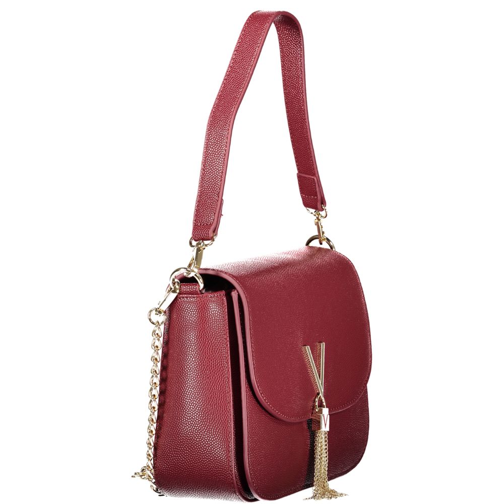 Mario Valentino Rosso Polyurethane Women Handbag - Luxe Nova