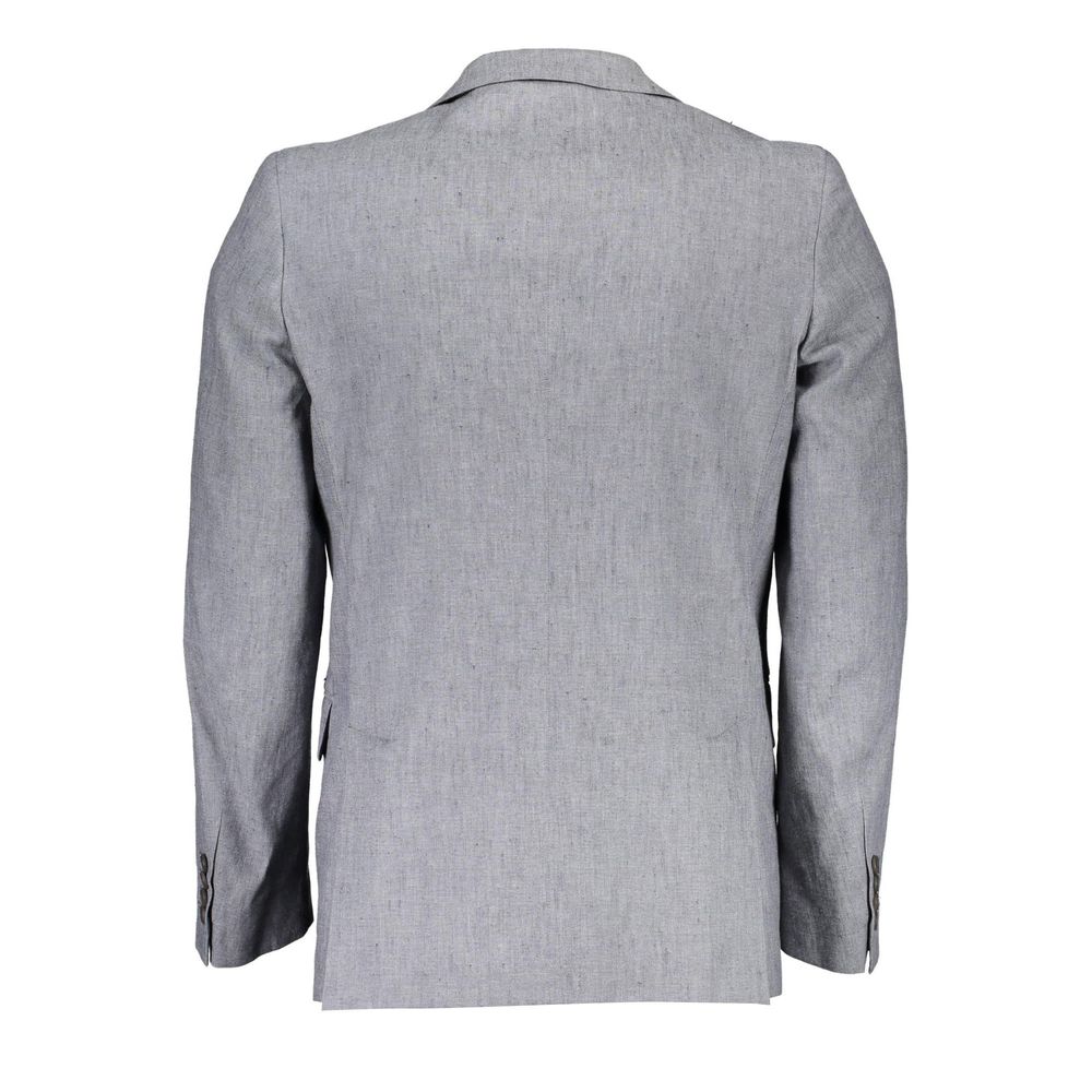 Gant Gray Cotton Blazer