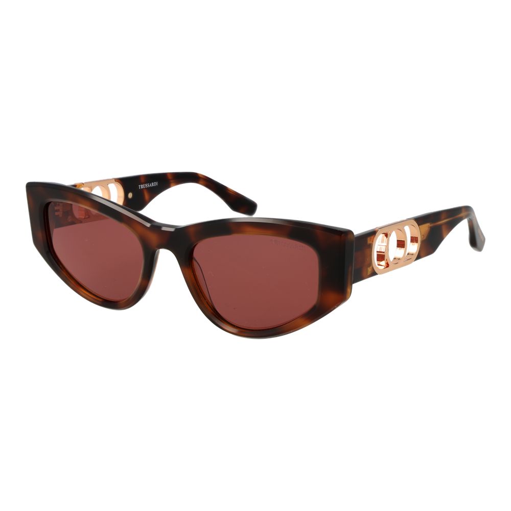 Trussardi Brown Acetate Sunglasses - Luxe Nova