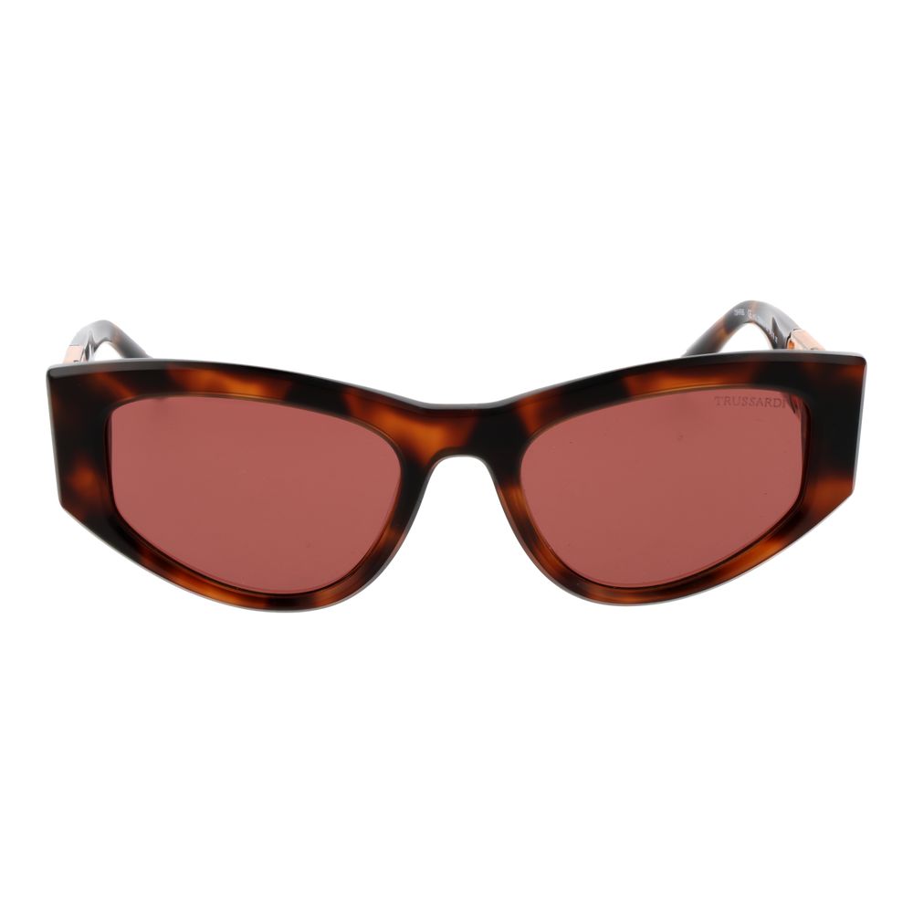 Trussardi Brown Acetate Sunglasses - Luxe Nova