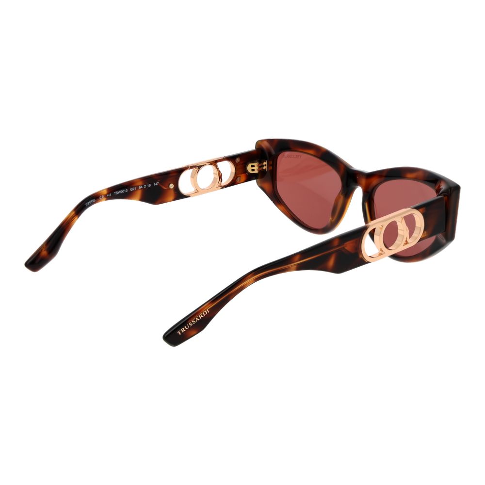 Trussardi Brown Acetate Sunglasses - Luxe Nova