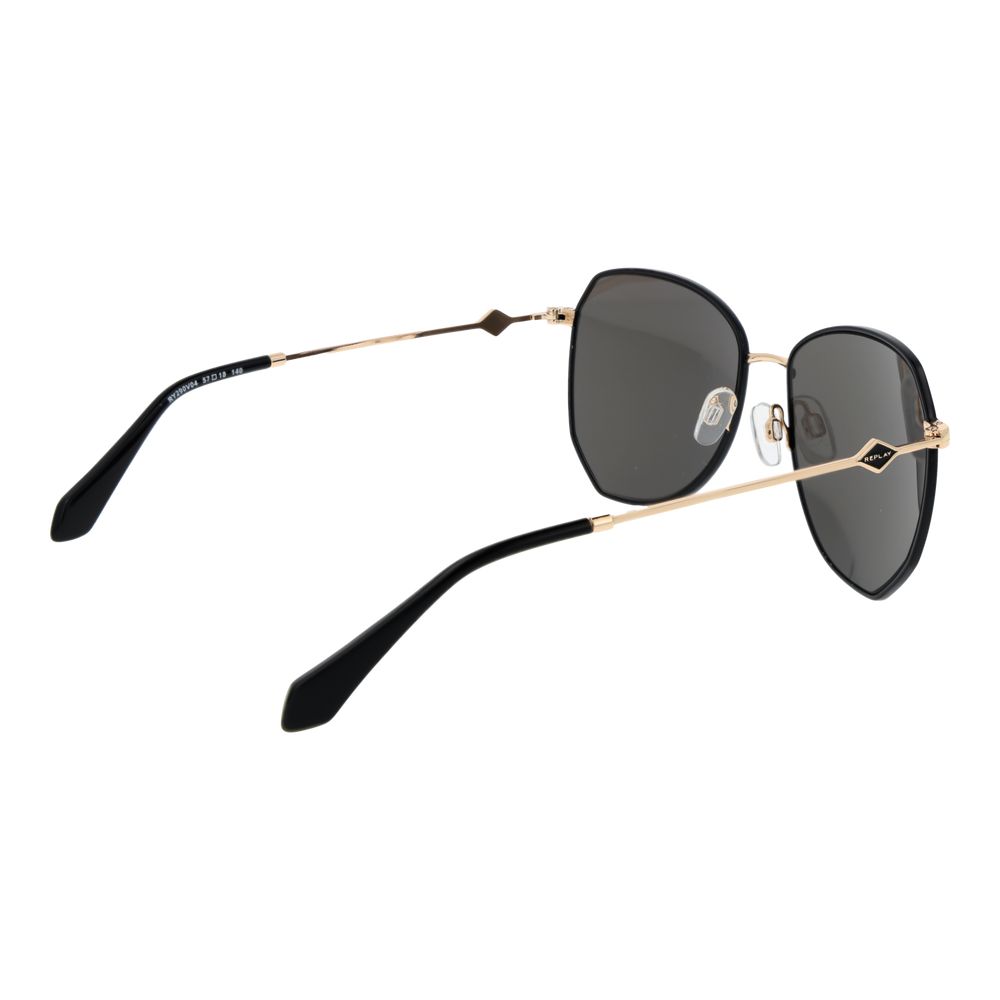 Replay Black Metal Sunglasses