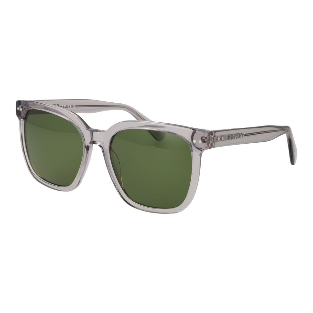 Replay Gray Plastic Sunglasses - Luxe Nova