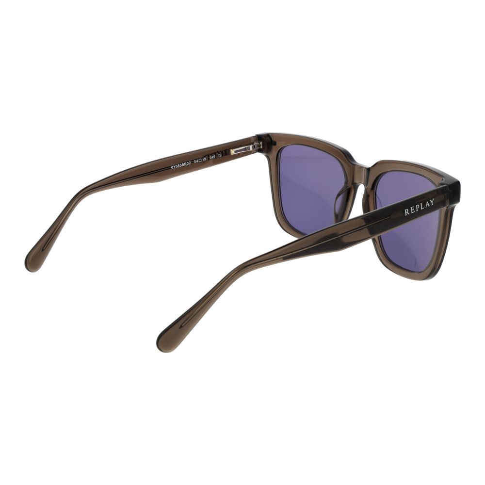 Replay Brown Plastic Sunglasses - Luxe Nova