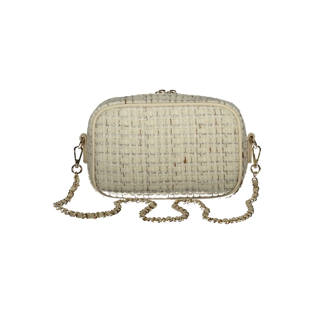 Mario Valentino White Polyester Women Handbag