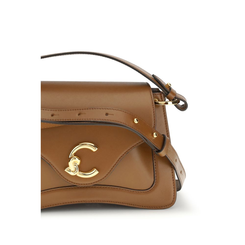 Coccinelle Brown Calf Leather Bos Taurus Handbag - Luxe Nova