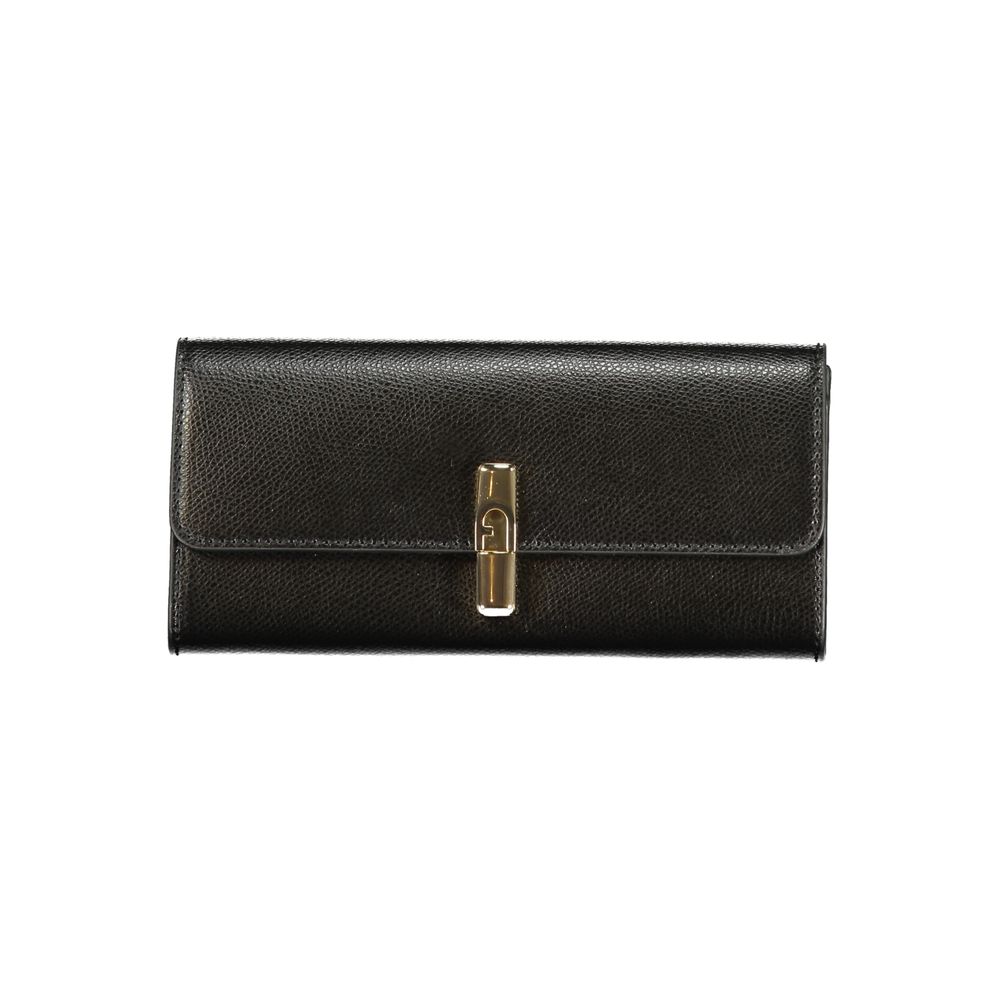 Furla Nero Leather Woman Wallet - Luxe Nova