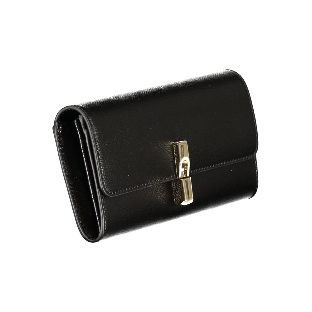 Furla Nero Leather Woman Wallet - Luxe Nova