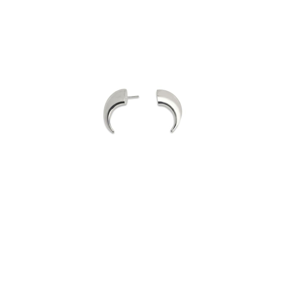 Marine Serre Silver Metal Earrings - Luxe Nova