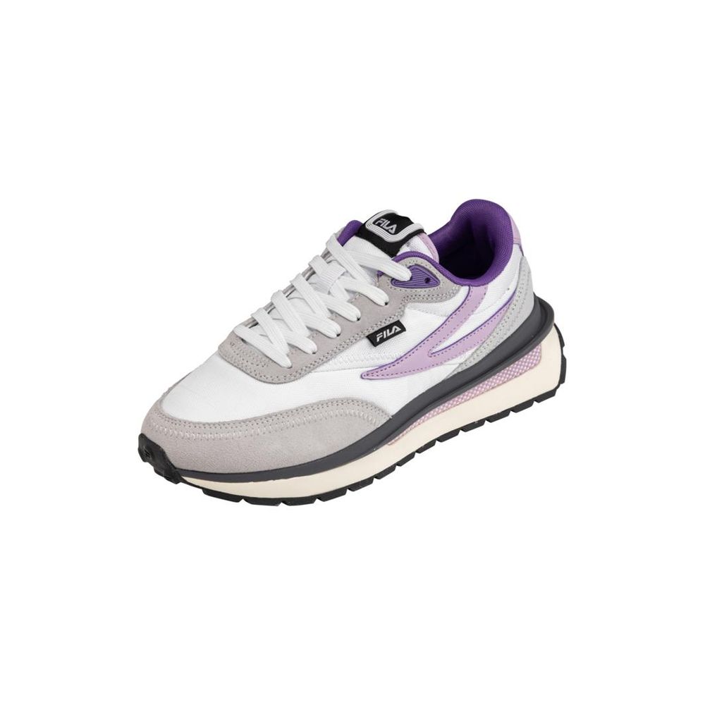 Fila White Textile Athletic Sneakers - Luxe Nova