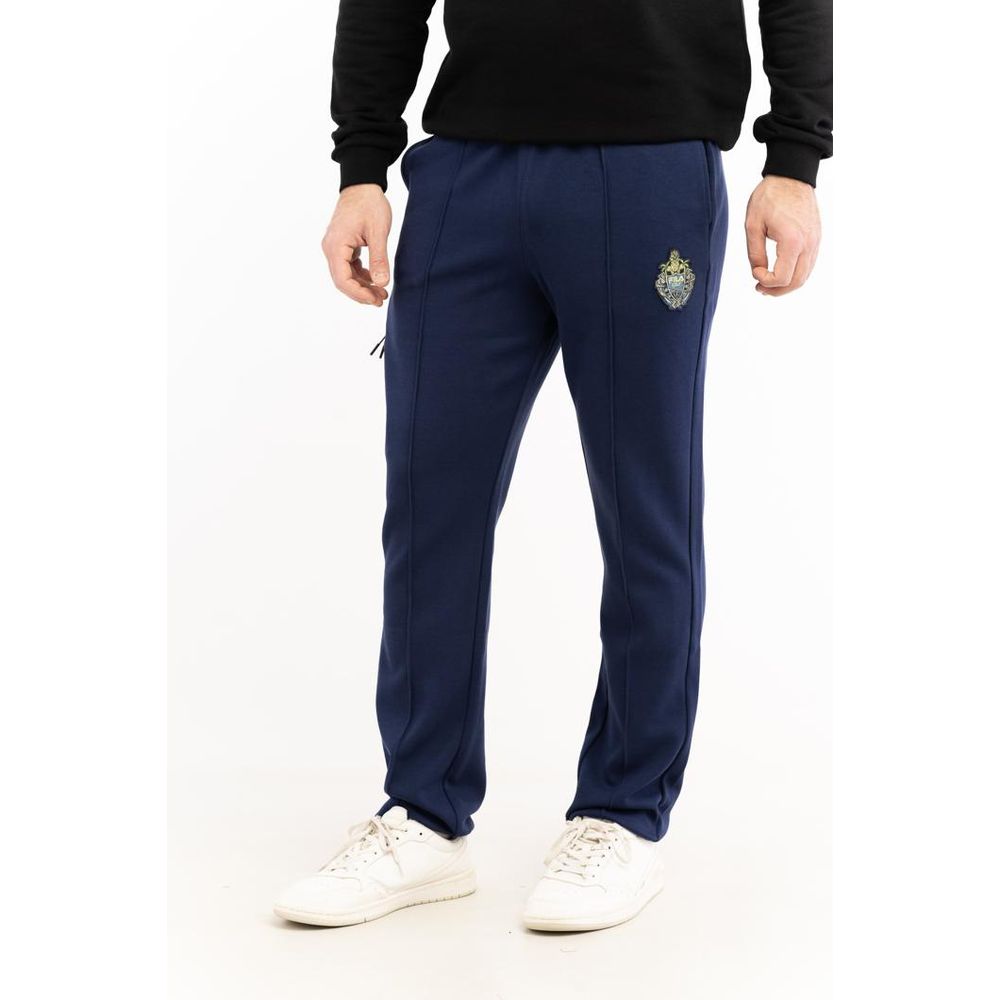 Fila Blue Cotton Joggers (Workout Pants)