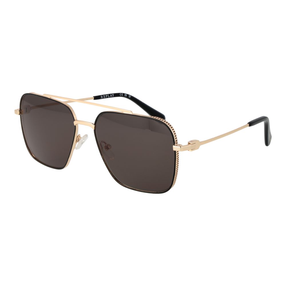 Replay Gold Metal Sunglasses - Luxe Nova