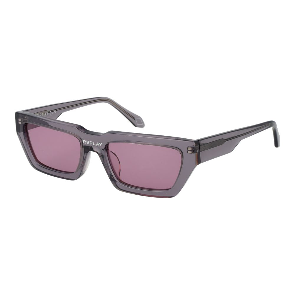 Replay Gray Plastic Sunglasses - Luxe Nova