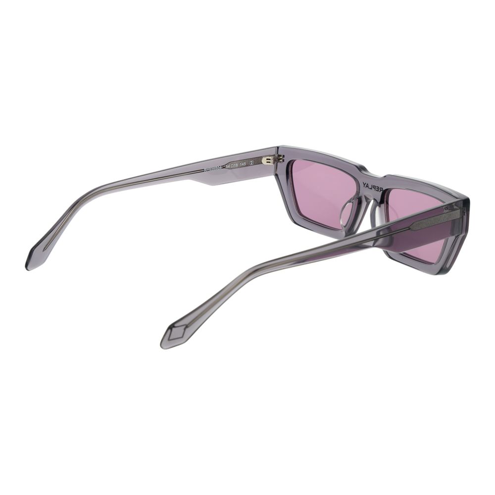 Replay Gray Plastic Sunglasses - Luxe Nova
