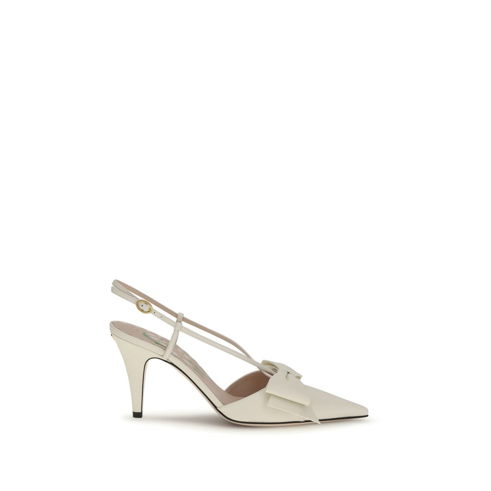 Valentino Garavani Beige Goatskin High Heel Pumps - Luxe Nova