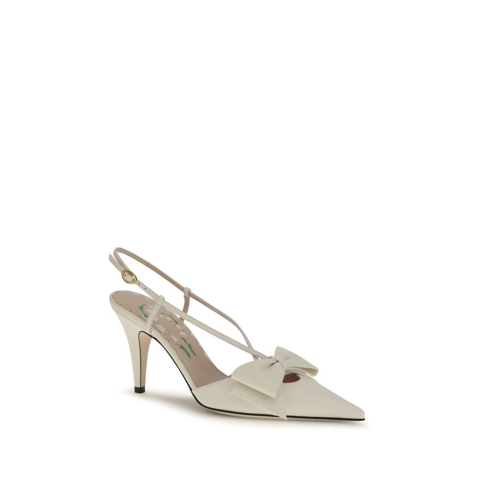 Valentino Garavani Beige Goatskin High Heel Pumps - Luxe Nova