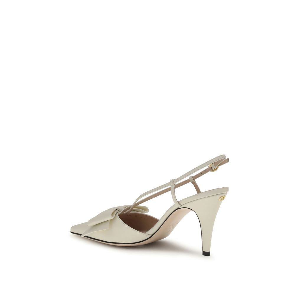 Valentino Garavani Beige Goatskin High Heel Pumps - Luxe Nova