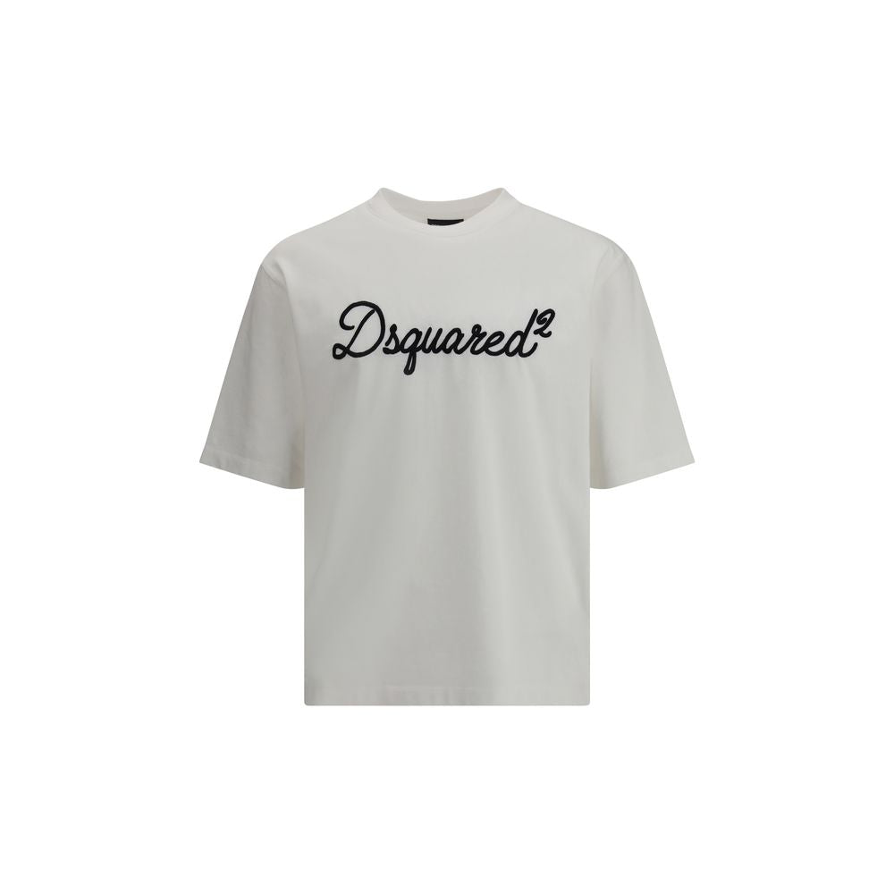 Dsquared² White Cotton T-Shirt - Luxe Nova