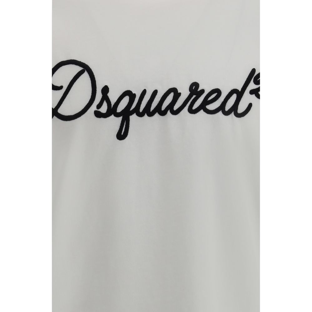 Dsquared² White Cotton T-Shirt - Luxe Nova