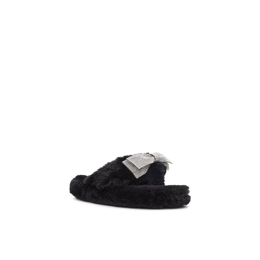 ALDO Black Polyester Slippers