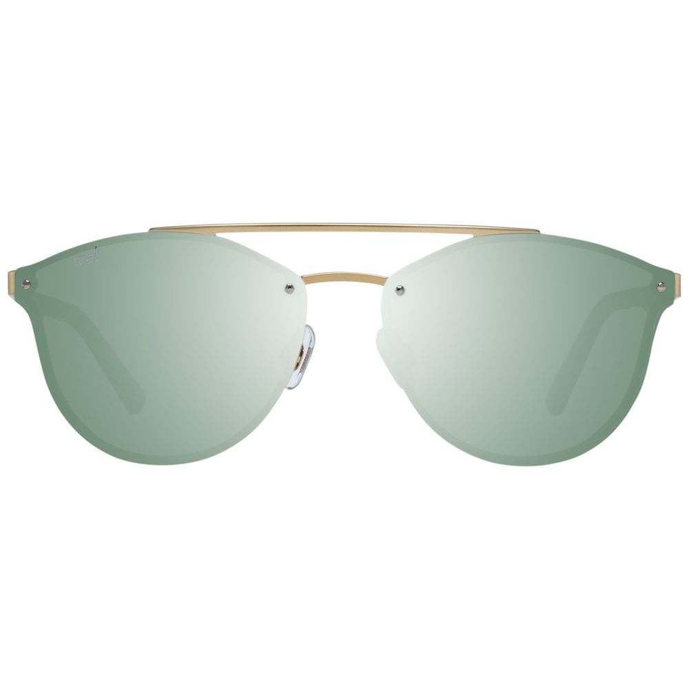 WEB EYEWEAR Gold Metal Sunglasses