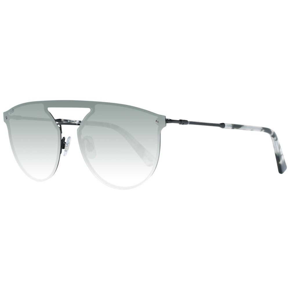 WEB EYEWEAR Black Metal Sunglasses