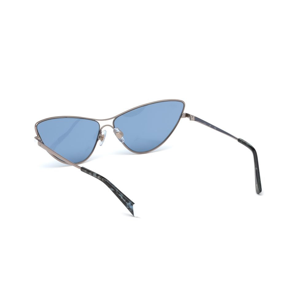 WEB EYEWEAR Gold Metal Sunglasses