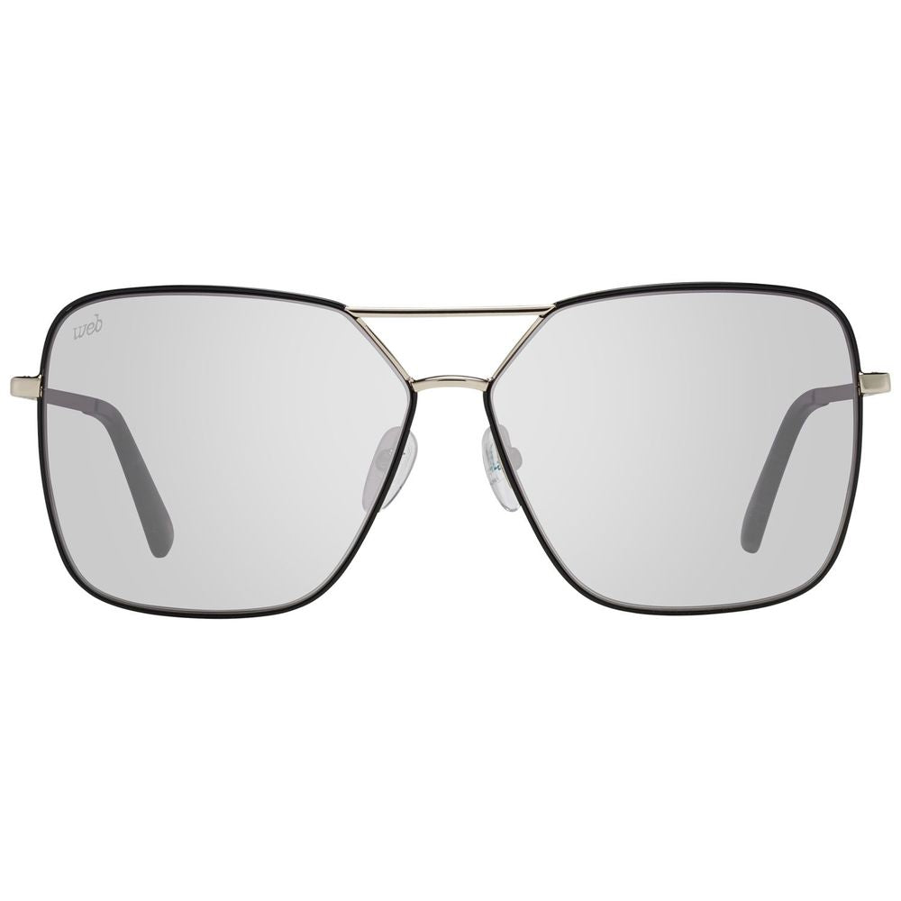 WEB EYEWEAR Gold Metal Sunglasses