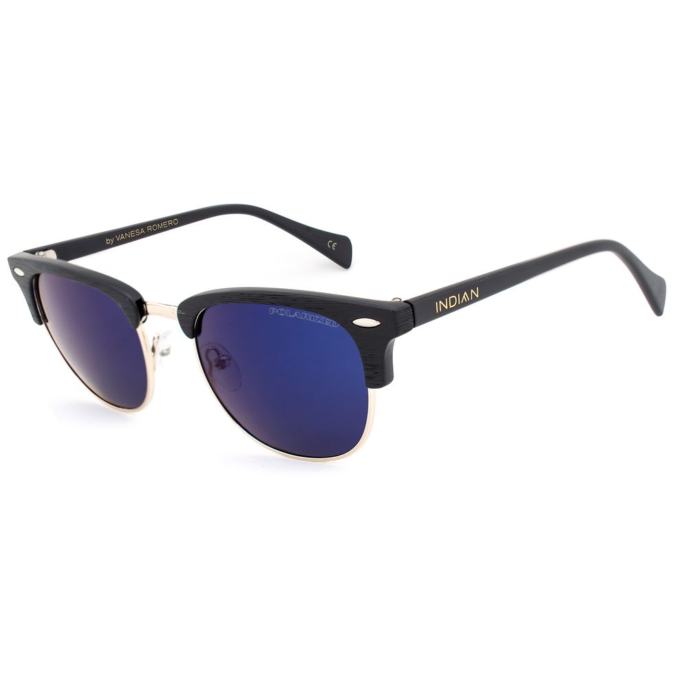 INDIAN Black Metal Sunglasses