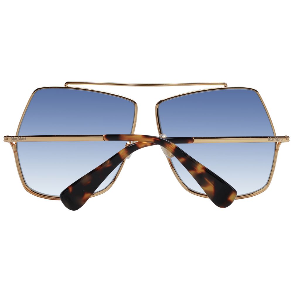 Max Mara Gold Metal Sunglasses - Luxe Nova