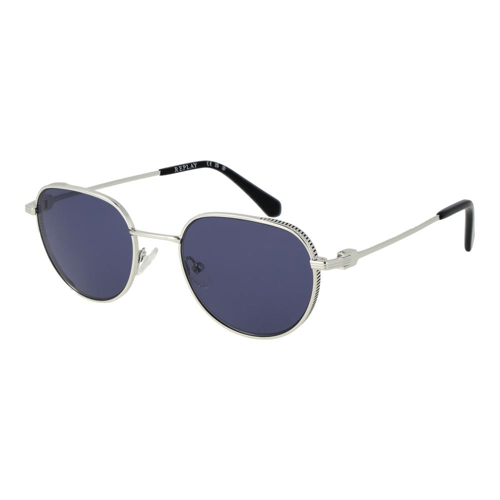 Replay Silver Metal Sunglasses - Luxe Nova