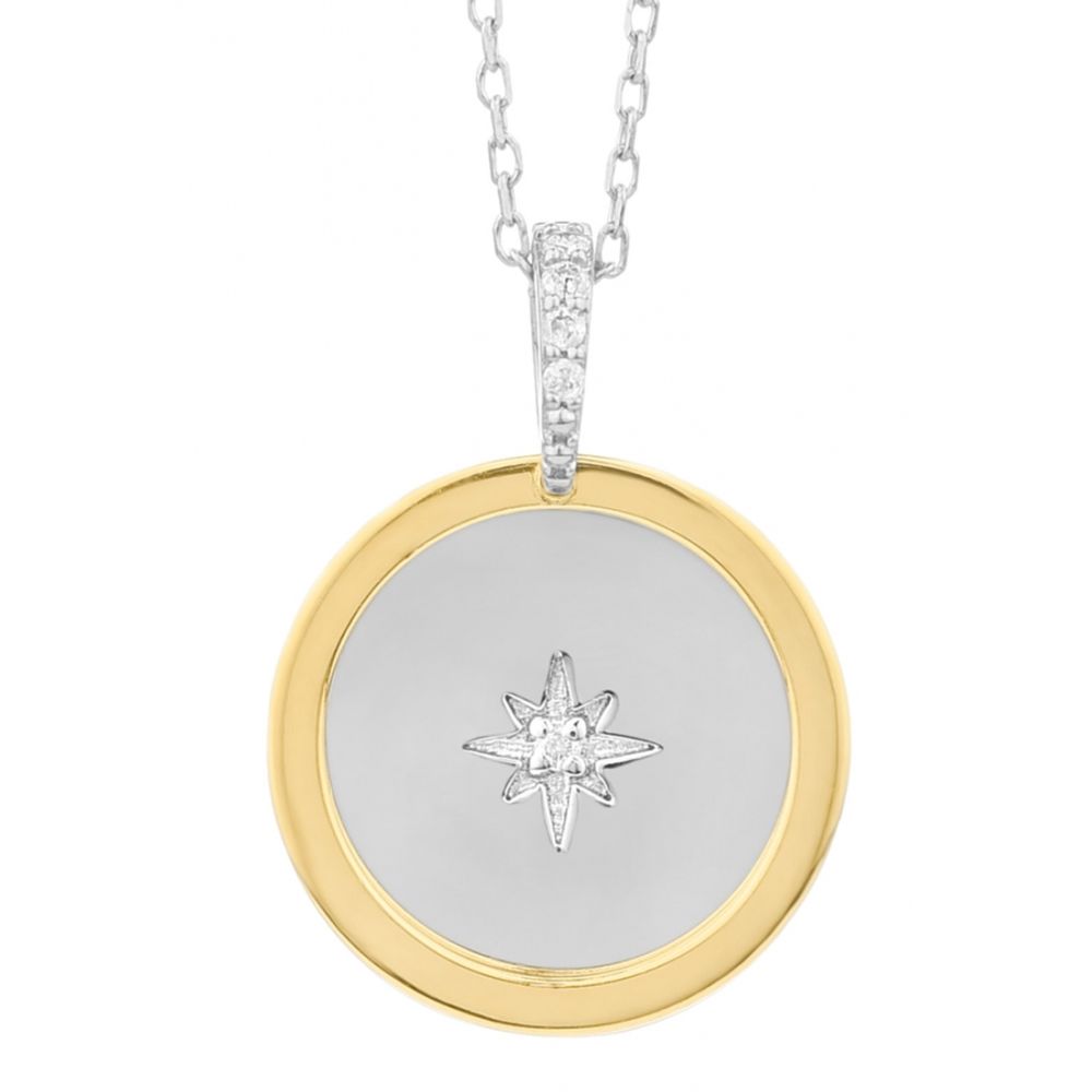 SECRECY Gray Silver Necklace
