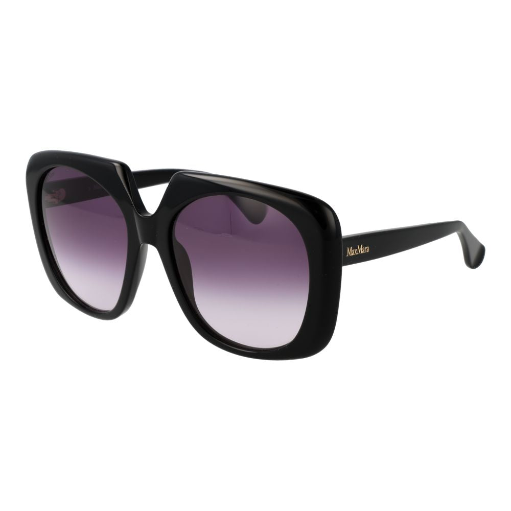 Max Mara Black Plastic Sunglasses - Luxe Nova