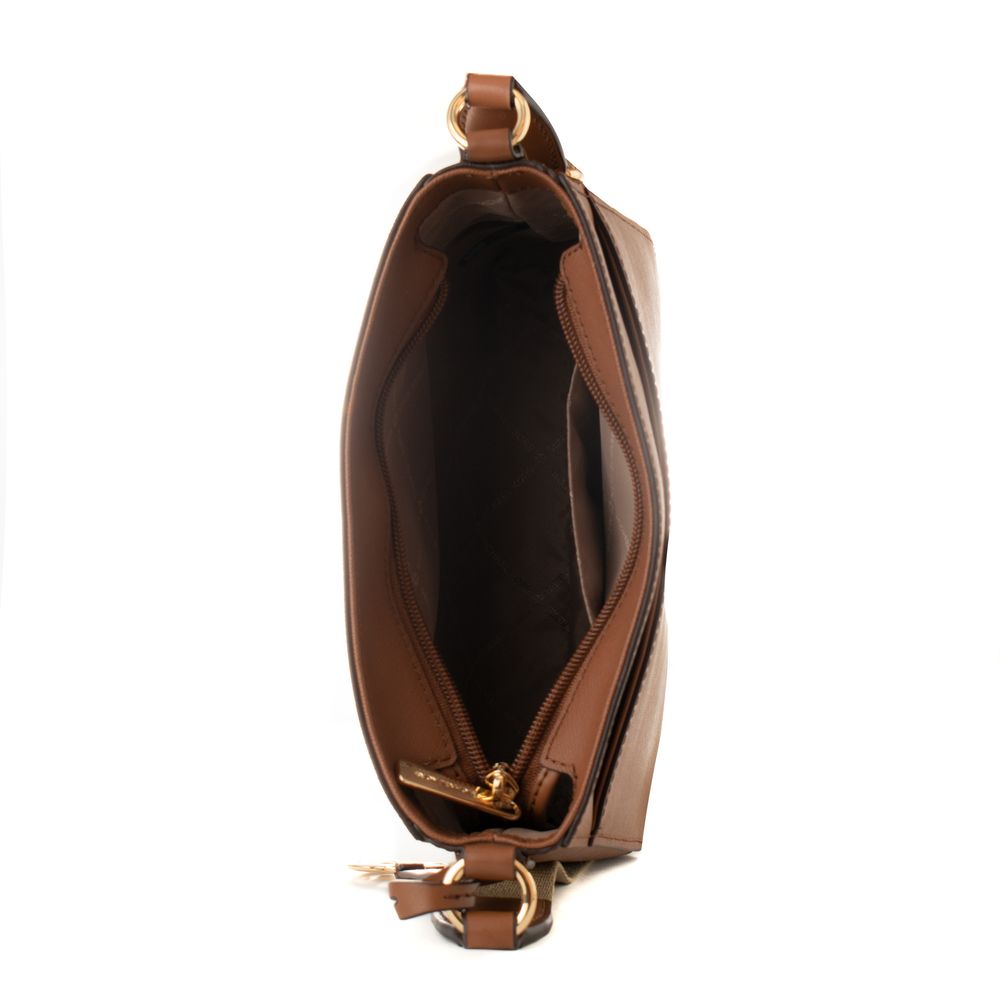 Michael Kors Brown Canvas Crossbody Bag - Luxe Nova