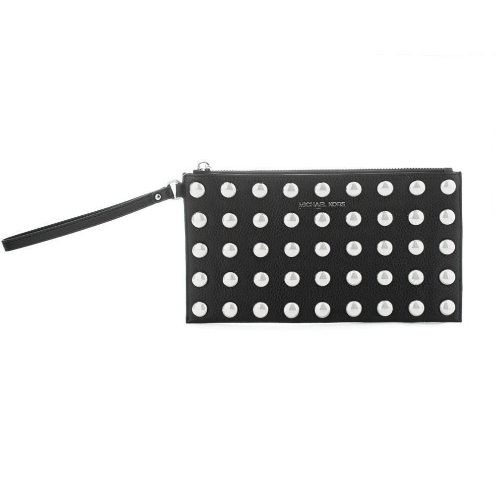 Michael Kors Brown Leather Clutch Bag