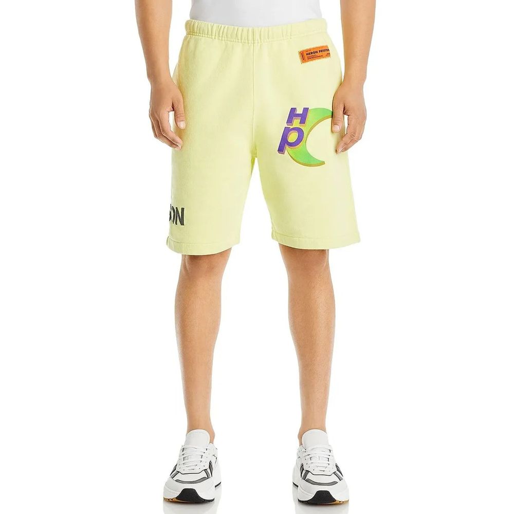 Heron Preston Bicolor Cotton Shorts