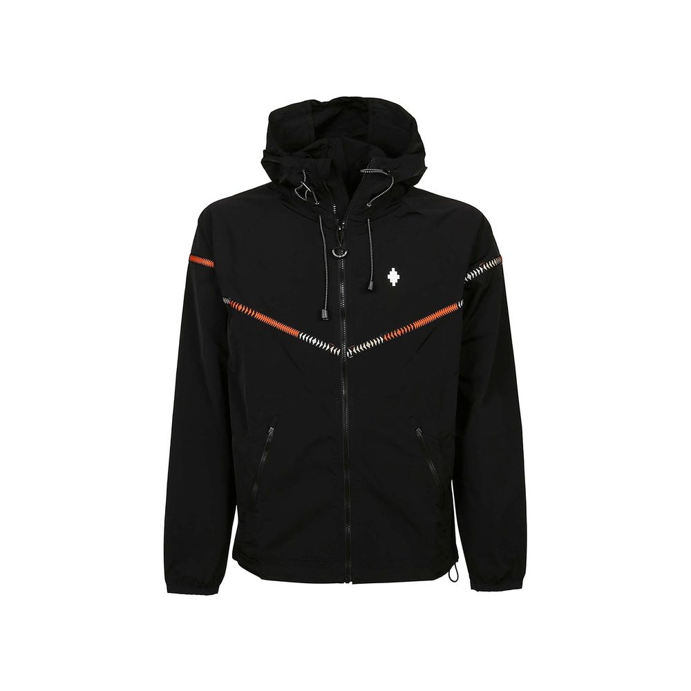 Marcelo Burlon Black Polyamide Shell Jacket