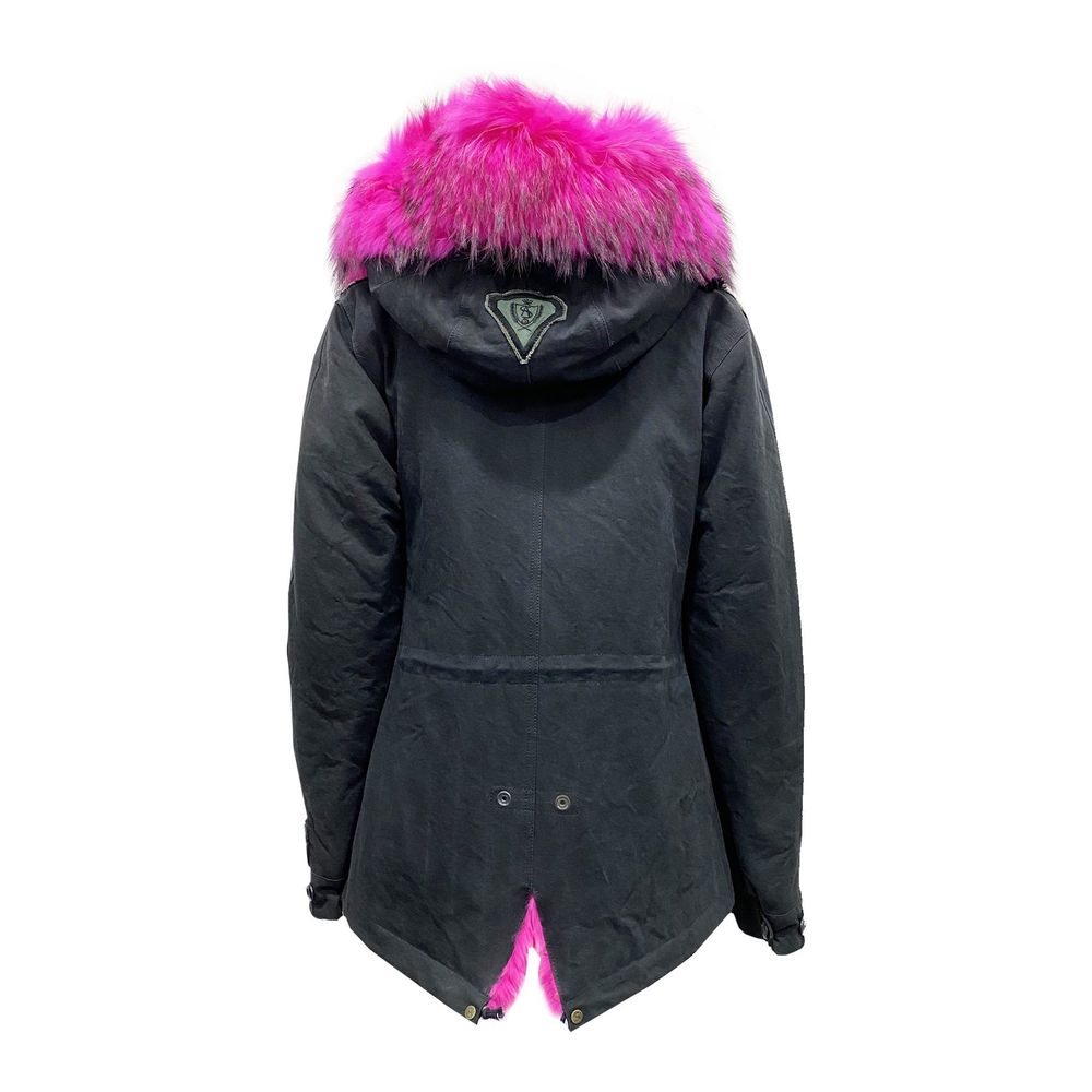AS65 Black Cotton Parka