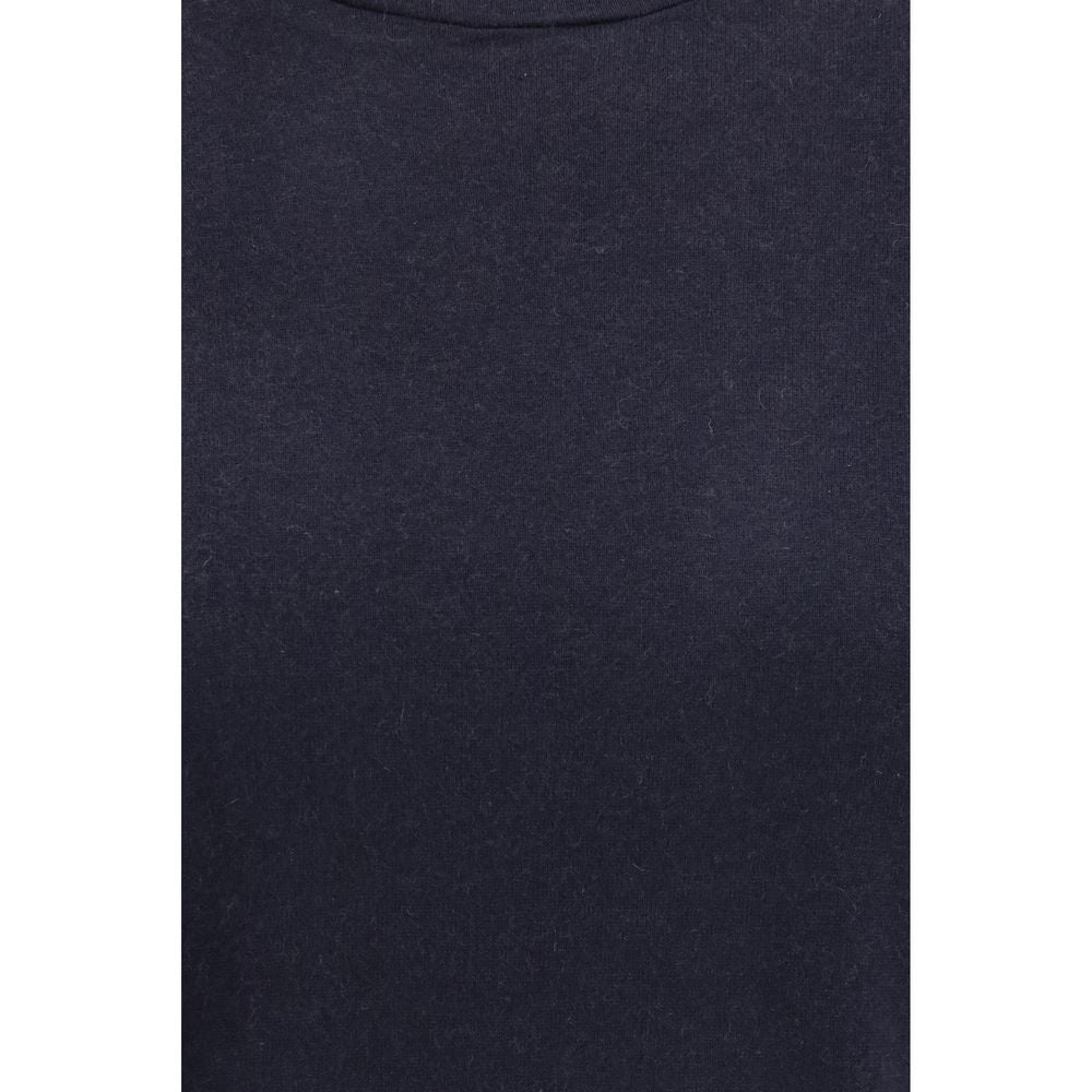 Extreme Cashmere Blue Cotton T-Shirt - Luxe Nova
