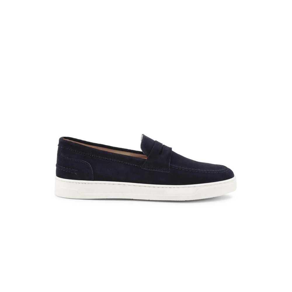 Duca di Morrone Blue Leather Moccassin - Luxe Nova