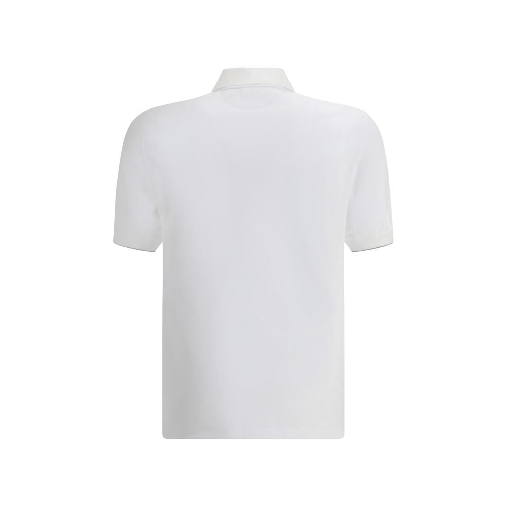 Brunello Cucinelli White Cotton Shirt