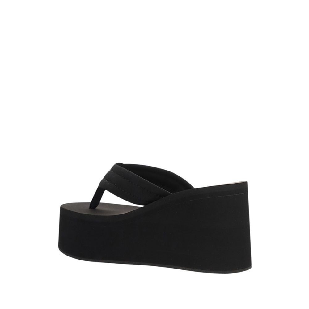 Coperni Black Polyester Platform Sandals - Luxe Nova