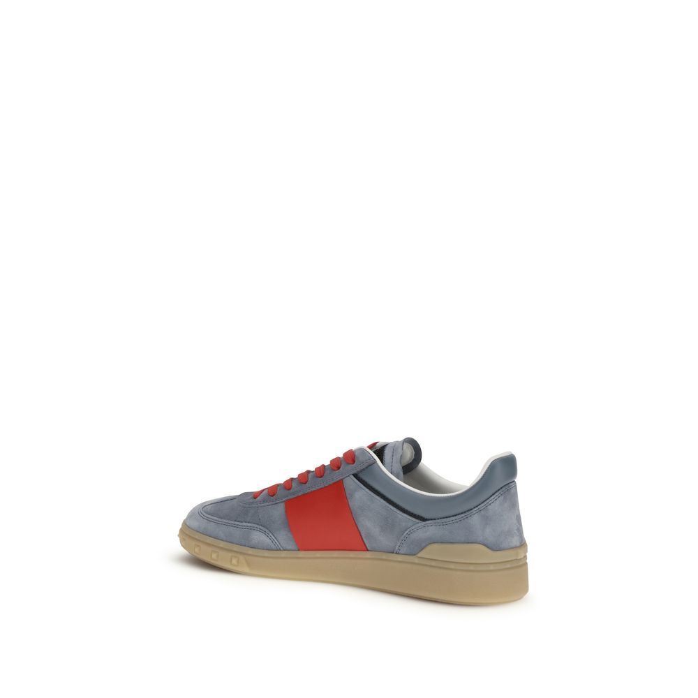 Valentino Garavani Multicolor Calf Leather Bos Taurus Low Top Sneakers - Luxe Nova