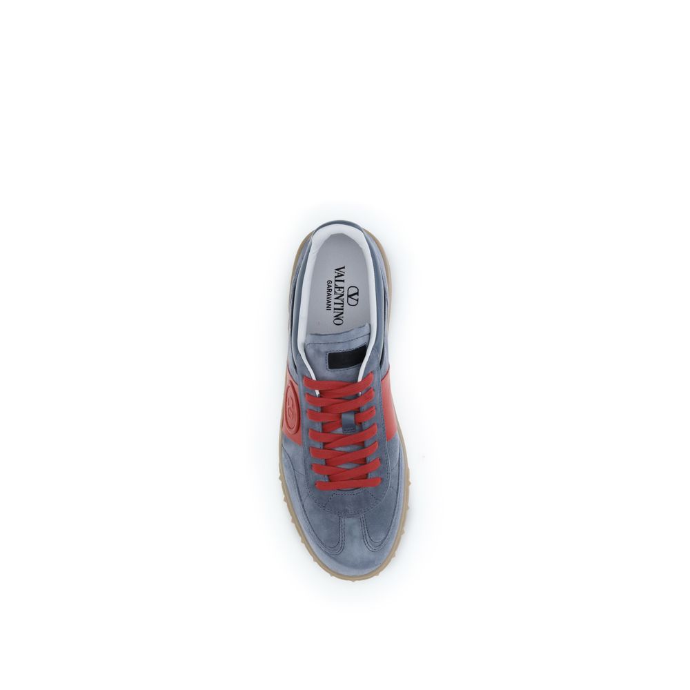 Valentino Garavani Multicolor Calf Leather Bos Taurus Low Top Sneakers - Luxe Nova