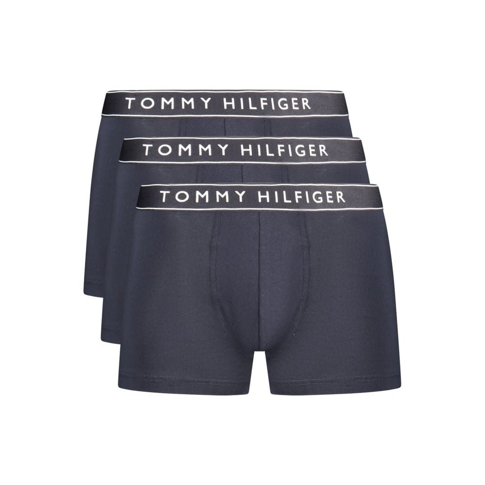 Tommy Hilfiger Blu Cotton Men's Boxer Shorts - Luxe Nova