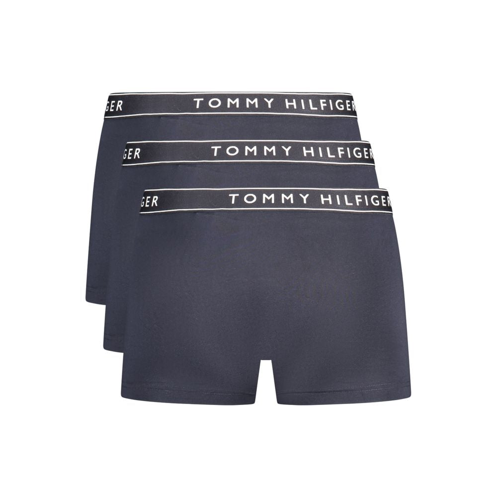 Tommy Hilfiger Blu Cotton Men's Boxer Shorts - Luxe Nova