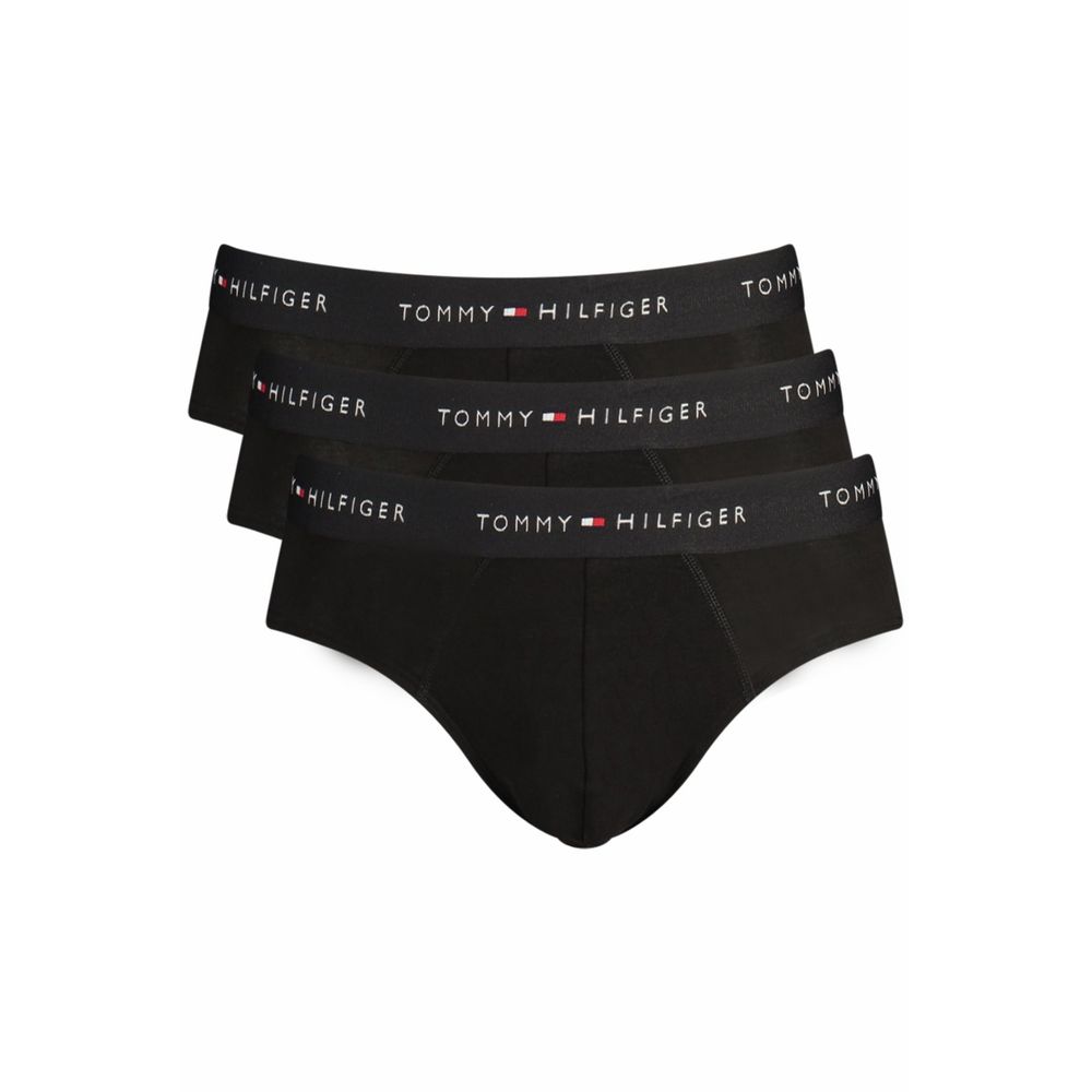 Tommy Hilfiger Black Cotton Men's Briefs - Luxe Nova