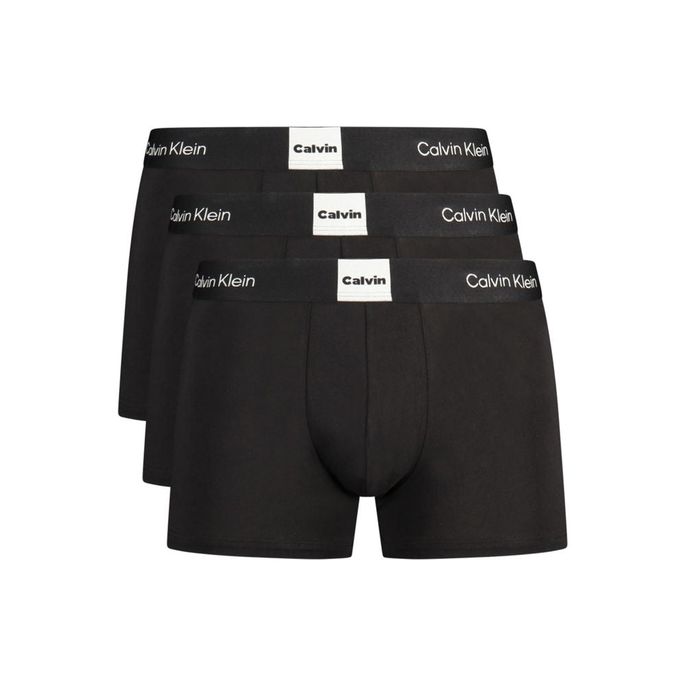 Calvin Klein Black Cotton Men's Boxer Shorts - Luxe Nova