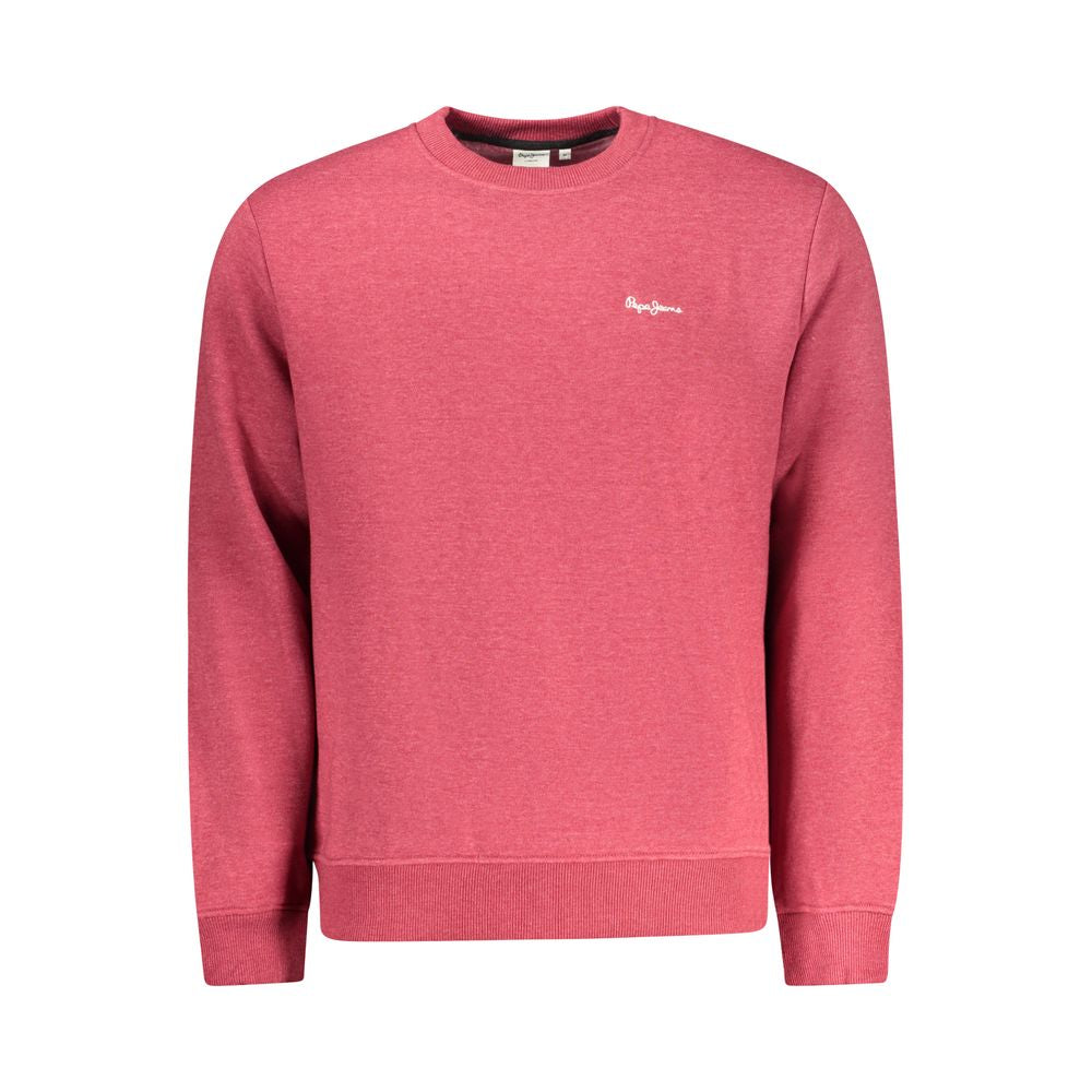 Pepe Jeans Rosso Cotton Men Sweatshirt - Luxe Nova